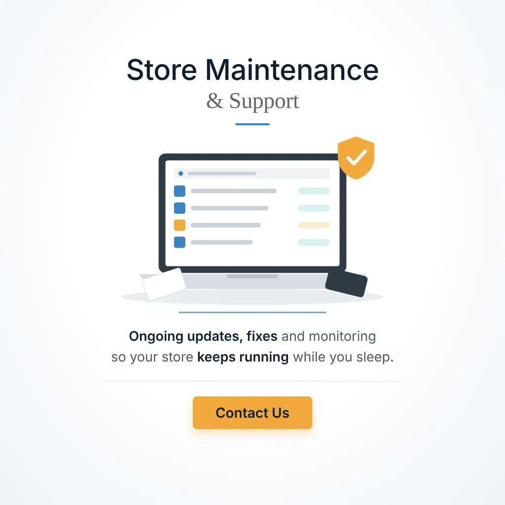 Store Maintenance & Support